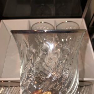 Circleware Maxim Platinum Rim Wine Glasses